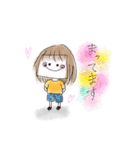 ぶきっちょちゃん(使える)（個別スタンプ：6）