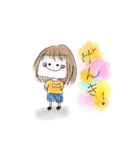 ぶきっちょちゃん(使える)（個別スタンプ：14）
