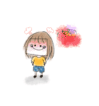 ぶきっちょちゃん(使える)（個別スタンプ：18）