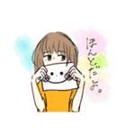 ぶきっちょちゃん(使える)（個別スタンプ：24）