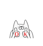 謎人間。（個別スタンプ：19）