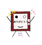 レトロテレビくん（個別スタンプ：15）