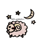 手書き感すごくありありスタンプ。（個別スタンプ：3）
