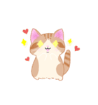 ねこにかつおぶし（個別スタンプ：7）