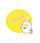 BB little white rabbit（個別スタンプ：12）