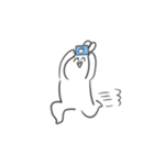 叫ぶ！！！！うさぎ！！！！（個別スタンプ：11）