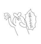 叫ぶ！！！！うさぎ！！！！（個別スタンプ：21）