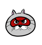 アイマスクをつけた猫（個別スタンプ：1）