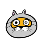 アイマスクをつけた猫（個別スタンプ：2）