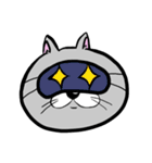 アイマスクをつけた猫（個別スタンプ：7）