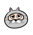 アイマスクをつけた猫（個別スタンプ：10）