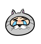 アイマスクをつけた猫（個別スタンプ：11）