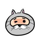 アイマスクをつけた猫（個別スタンプ：12）
