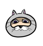 アイマスクをつけた猫（個別スタンプ：16）