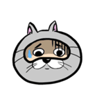 アイマスクをつけた猫（個別スタンプ：17）