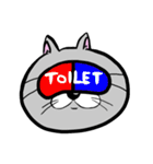 アイマスクをつけた猫（個別スタンプ：24）