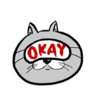 アイマスクをつけた猫（個別スタンプ：28）
