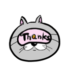 アイマスクをつけた猫（個別スタンプ：32）