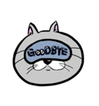 アイマスクをつけた猫（個別スタンプ：33）