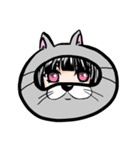 アイマスクをつけた猫（個別スタンプ：37）