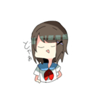 ゆるじょしすたんぷ（セーラー服）（個別スタンプ：6）