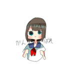 ゆるじょしすたんぷ（セーラー服）（個別スタンプ：14）