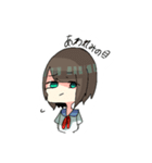 ゆるじょしすたんぷ（セーラー服）（個別スタンプ：15）