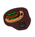 自由気ままに カラフルに (食べ物)5（個別スタンプ：5）