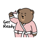 クマ代理の一日（個別スタンプ：1）