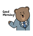 クマ代理の一日（個別スタンプ：3）