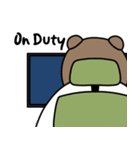 クマ代理の一日（個別スタンプ：4）