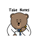クマ代理の一日（個別スタンプ：5）