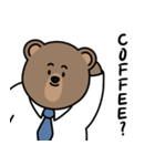 クマ代理の一日（個別スタンプ：10）