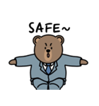 クマ代理の一日（個別スタンプ：14）