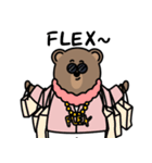 クマ代理の一日（個別スタンプ：16）