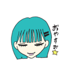 ぴーぷるちゃん（個別スタンプ：7）