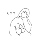 雰囲気女子スタンプ②（英語、日本語）（個別スタンプ：14）