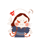 おかめちゃんの糸とり日記（個別スタンプ：10）