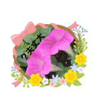 お花で遊ぼう9（個別スタンプ：8）