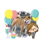 ミッキーわんちゃん（個別スタンプ：5）