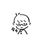 メガネくんとボブちゃん（個別スタンプ：20）