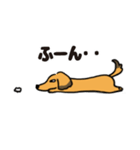 ダックス犬マロン君 02（個別スタンプ：11）