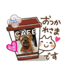 ヨーキー ゆず丸（個別スタンプ：18）