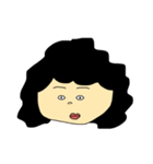 黒髪の周りに1人は居そうな女たち（個別スタンプ：10）