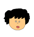 黒髪の周りに1人は居そうな女たち（個別スタンプ：13）