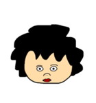 黒髪の周りに1人は居そうな女たち（個別スタンプ：15）
