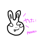 Peace Rabbit2（個別スタンプ：8）