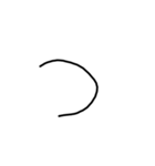 手書き平仮名38文字（個別スタンプ：18）
