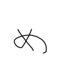 手書き平仮名38文字（個別スタンプ：34）