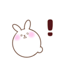 【敬語】まるっとアニマル うさボール（個別スタンプ：5）